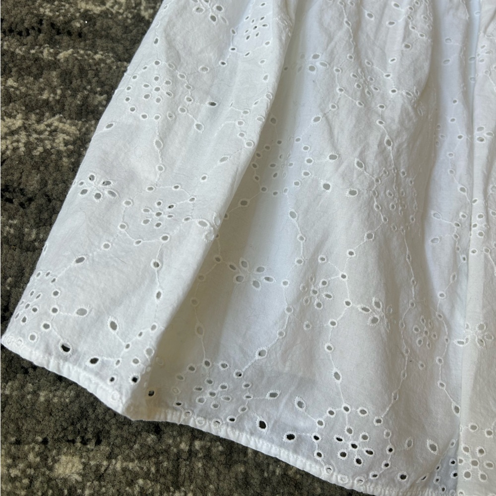 LILLY PULITZER Nikole Strapless Midi White Eyelet Dress - Picture 12 of 12